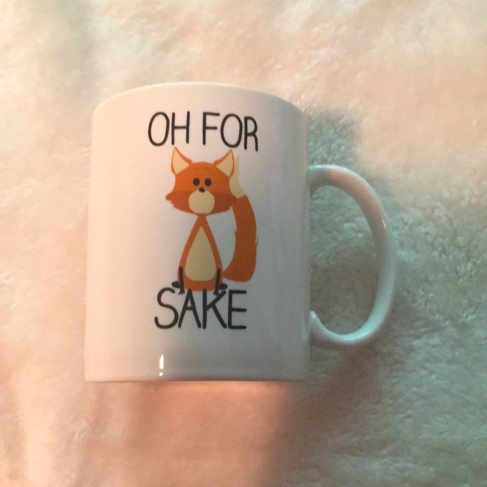 Oh For Fox Sake Ceramic Mug funny gift office novelty mug
